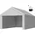 Vevor Carport-Ersatzdach 3,65 x 6,09 m grau