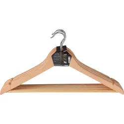 6 x Kleiderbügel Holzbügel Hosenbügel Wäschebügel Holz Garderobe Bügel K020