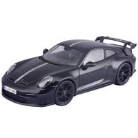 MAISTO Porsche 911 GT3 2023, schwarz 1:18 Modellauto