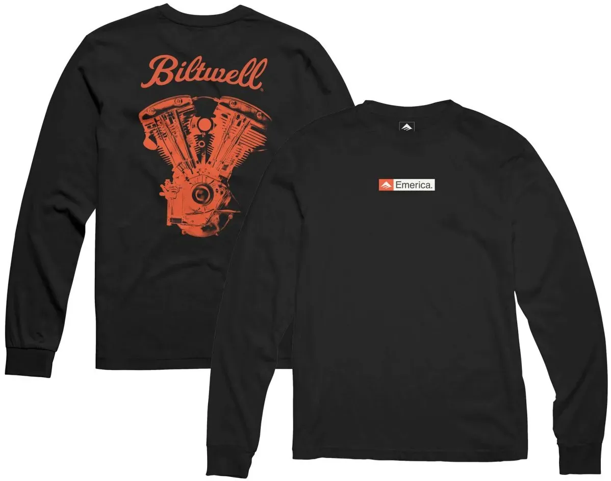 EMERICA Longsleeve BILTWELL black