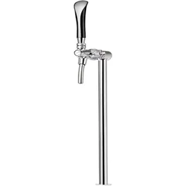 BieTal Schanksäule Zapfsäule BieTal® Slim Bierschanksäule Edelstahl matt 1-leitig