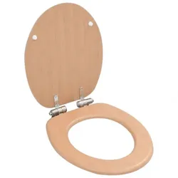 Toilettensitz mit Absenkautomatik  | vidaXL : Ausführung - Mit hellem Bambus-Design, Farbe - Braun