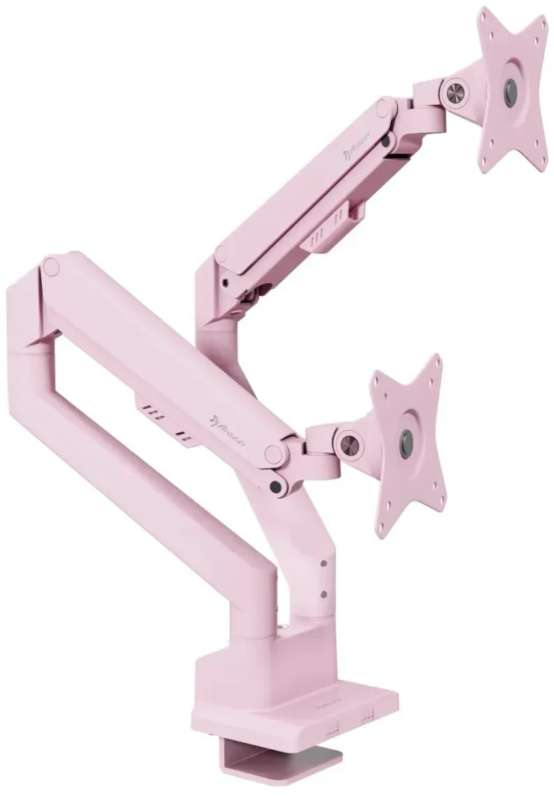 Arozzi AZ-ALZARE-NEO-DUO-PNK Flachbildschirm-Tischhalterung 81,3 cm (32