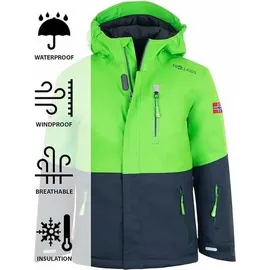 TROLLKIDS Kinder Hallingdal Jacke (Größe 152, gruen)