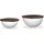 vidaXL Couchtisch-Set Altholz Massiv Weiß Schalenform 245256