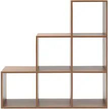 Mobili Rebecca Bücherregal 29 x 98 x 98 cm Braun