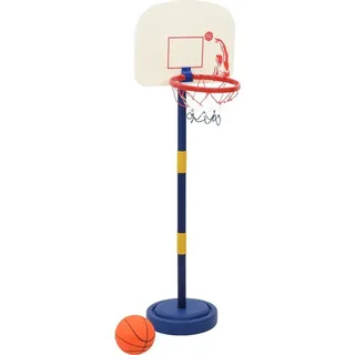 vidaXL Basketballkorb mit Ständer, Ball & Pumpe Verstellbar 90/121 cm
