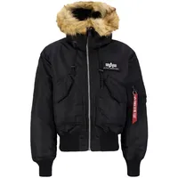 Alpha Industries 45P Hooded Custom schwarz  XL