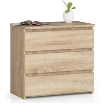 abamihome Nachtschrank Akord 60 x 35 x 57 cm Braun