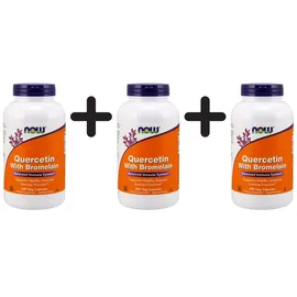 NOW Foods Quercetin mit Bromelain Kapseln 240 St.