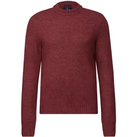STREET ONE Rundhalspullover rot XXL