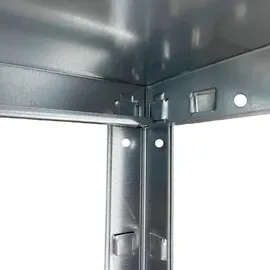 SCHULTE Regalwelt Steckregal, HxBxT: 150x80x30 cm verzinkt - grau