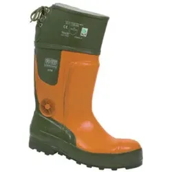 Forst-Gummistiefel Ulme orange/grün Größe 39