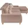 Set One by Musterring Ecksofa, rosa (rose), SET ONE BY MUSTERRING, Sofas, B/H/T: 307cm x 86cm x 195cm, Cord, Ottomane rechts, Sitzhöhe 49cm,Sitztiefenverstellung im 3-Sitzer,ohne Kopfteilverstellung,ohne Bettfunktion,ohne Bettkasten, 88% Polyester;12% Polyamid, Ecksofa, whlw.