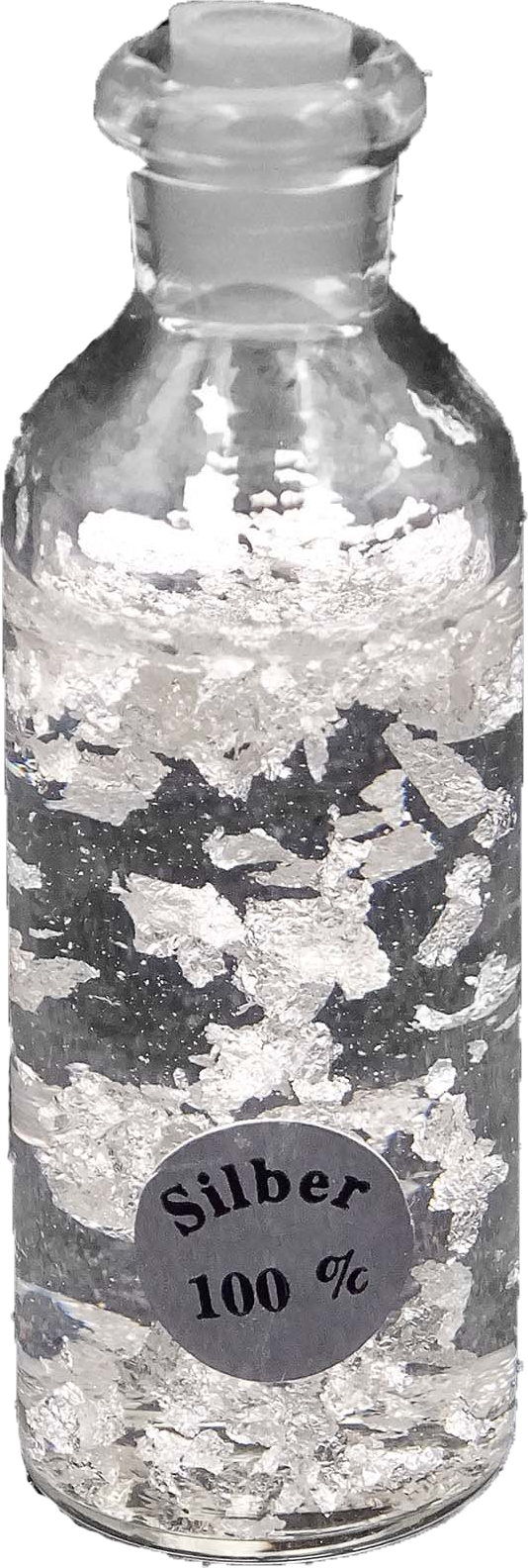 Ein Silberstreif am Horizont: Eine Ampulle gefüllt mit feinstem Silber.