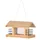 Dehner Natura Premium Futterhaus Aosta, ca. 17.5 x 19 x 28 cm, Hellbraun