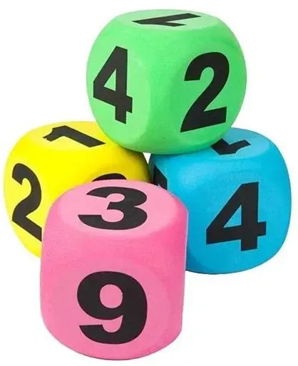 Play Out Foam Dice 10cm
