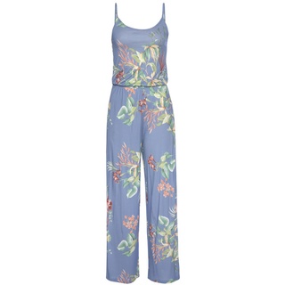 Buffalo Jumpsuit Damen blau bedruckt Gr.34