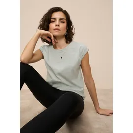 TAMARIS T-Shirt "mit Rundhals und lockerem Schnitt, aus angenehmem Viskose-Jersey", Damen, Gr.