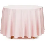 Partydeco Tischdecke Rund Ø 230 cm Rosa