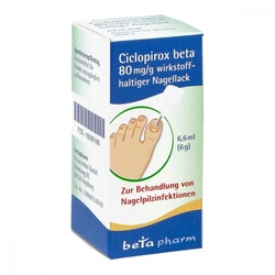 Ciclopirox Beta wirkstoffhaltiger Nagellack bei Nagelpilz 80 mg/
