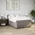 vidaXL Boxspringbett 140 x 200 cm Taupe