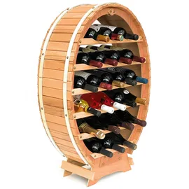 DanDiBo Ambiente Weinregal 62 x 90 x 24 cm Braun