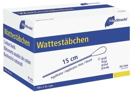 Wattestäbchen zu 200 steril verpackt Kombipackung St