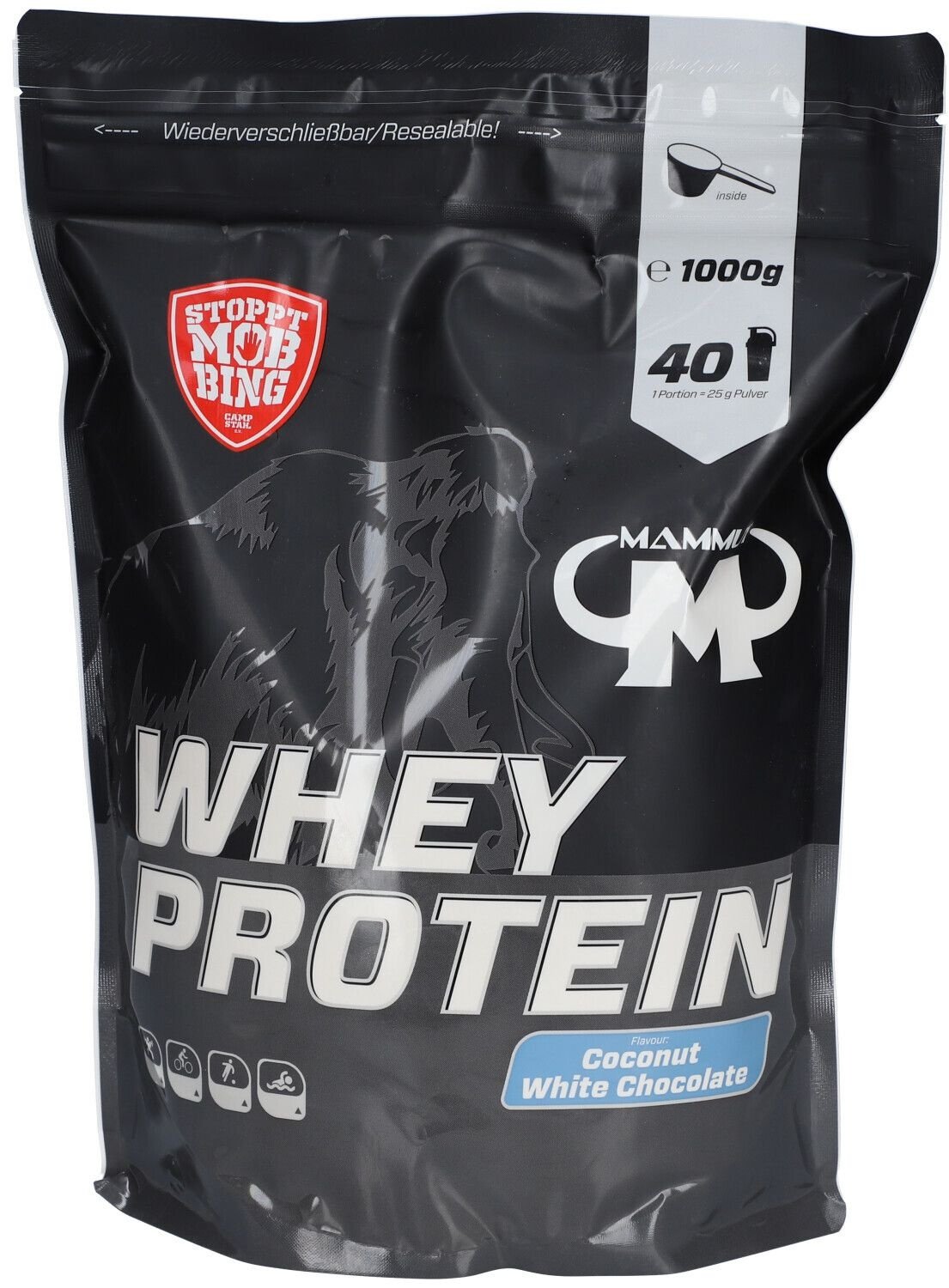 Mammut Whey Protein Coconut white Chocolate Pulver