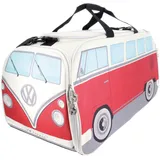 BRISA Sporttasche T1 Bulli Bus Rot/Beige