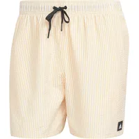 Adidas Herren Stripey Classics Short Length Badehose, Spark/White, XL