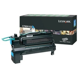 Lexmark Tonerpatrone C792X1CG Toner cyan