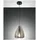 Fabas Luce Britton 1-flg. 40W 30 cm grau transparent