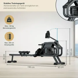 Skandika Rudergerät Nemo II Hybrid