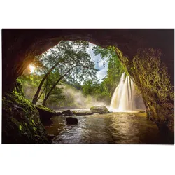 Poster REINDERS "Natur Grotte", grün (farbe bild(er): grün), B:91,5cm H:61cm, Papier, Bilder