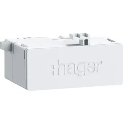 Hager Modular-Buchse, Cat5E, RJ45 8(8), geeignet für Massivleiter, geeignet für Rundkabel, weiß, Feldkonfigurierbar