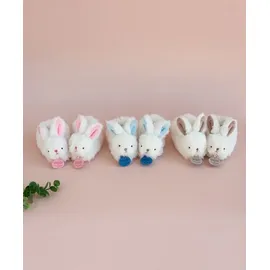 Doudou et Compagnie DC1309 Coffret chaussons bleu lapin Bonbon