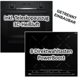 bosch+teka Herdset Bosch Backofen + TEKA Induktionskochfeld Multislider