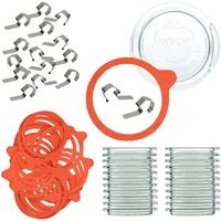 Mambocat Weck-Einkoch-Set - 24 Glasdeckel 80 mm + 24