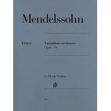 G. Henle Verlag Variations sérieuses op 54. Klavier: Instrumentation: Piano solo (G. Henle Urtext-Ausgabe)