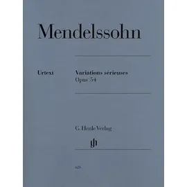 G. Henle Verlag Variations sérieuses op 54. Klavier: Instrumentation: Piano solo (G. Henle Urtext-Ausgabe)
