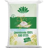 RICEFIELD Duftreis ST25 Jasminreis 100%, Langkorn - 1 x 18 kg