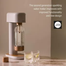 MySoda Wassersprudler Weiß-Kupfer