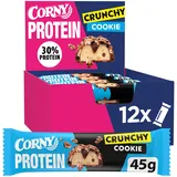 CORNY Proteinriegel Crunchy Cookie Riegel 12 x 45 g