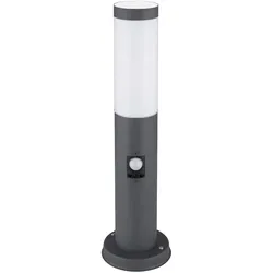 Steh Leuchte Balkon SENSOR Edelstahl anthrazit Sockel Lampe DIMMBAR im Set inkl. RGB LED Leuchtmittel