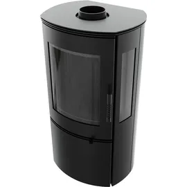 Kratki Falcon View Ø 150 Stahl Schwarz/Abdeckplatte Glas