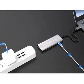 Conceptronic HUBBIES15G 4-Port USB 3.2 Gen-2 Hub, 10Gbps, USB-C x 2, USB-A x 2, 100W USB PD