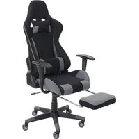 Mendler HWC-D25 XXL Gaming Chair schwarz/grau