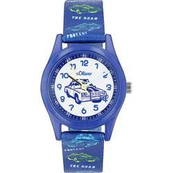 Quarzuhr S.OLIVER, bunt, Armbanduhren, Kinder, Armbanduhr, Kinderuhr, Autos, Schulanfang, Geburtstag, Geschenkidee