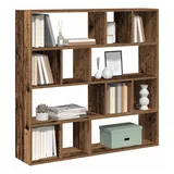 vidaXL Bücherregal/Raumteiler Altholz-Optik 105x24x102 cm